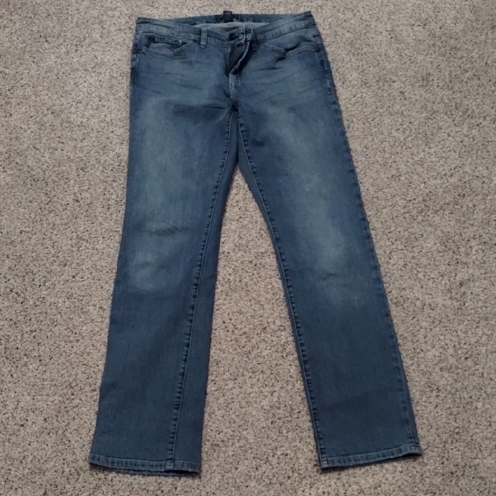 Chaps Women's Straight Leg Blue Jeans
